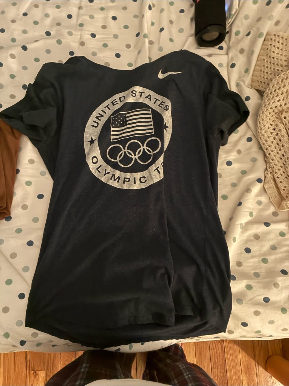 Nike Navy Blue Dri-FIT USA Olympic Graphic Tee